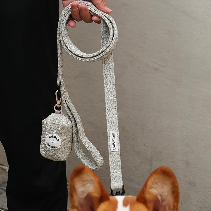 Dog Poop Bag Holder with Clip, Stylish Doggy Waste Bag Dispenser for Dog Leash, Durable Portable Poop Bag Carrier No Include Poop Bag Inside