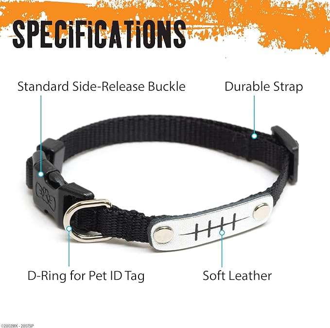 Naruto Dog Collar for Large Dogs, Medium, Small, XS Puppy Collars: Officially Licensed Naruto Shippuden Anime Dog Collar Pet Accessories, Naruto Gifts for Boy or Girl Dog (Black, Rogue Rain, X-Small)