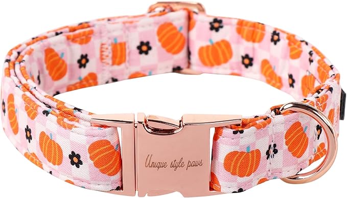 Unique style paws Dog Collar Metal Buckle Collar for Autumn Winter Christmas for Small Medium Large Boys Girls Dogs