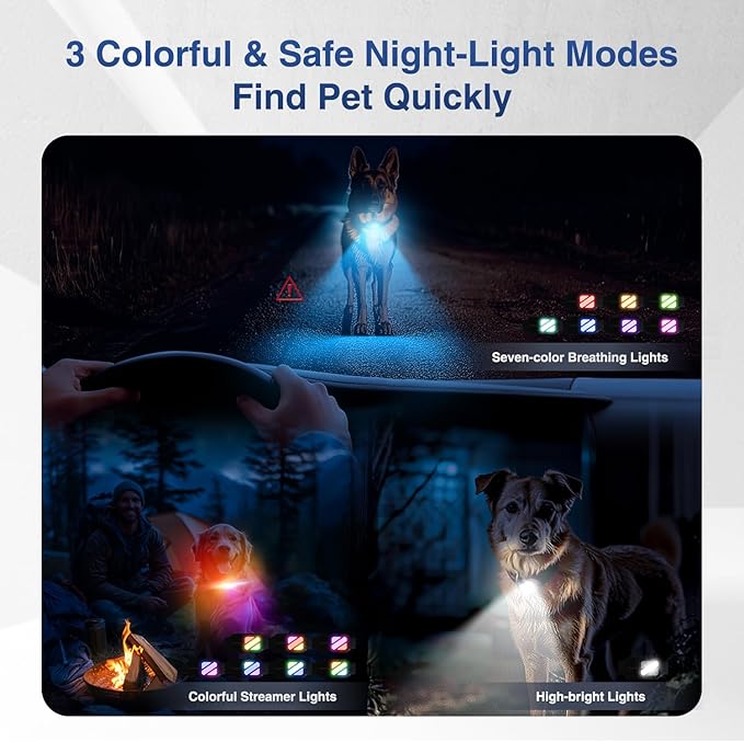 Dog Shock Collar 2 Dogs (20-140 Lbs) - 4200FT Dog Training Collar with Remote, 4 Powerful Modes with 119 Training Levels Rechargeable Electric Dog Collar for Large Dogs