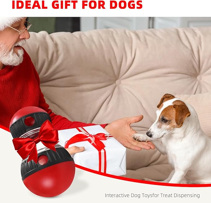Hurray Treat Dispensing Dog Toys & Adjustable Slow Feeder Ball - Dog Puzzle Toy – Ideal Toys to Keep Them Busy - Treat Ball for Dogs