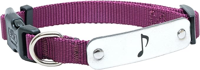 Naruto Dog Collar for Large Dogs, Medium, Small, XS Puppy Collars: Officially Licensed Naruto Shippuden Anime Dog Collar Pet Accessories, Naruto Gifts for Boy or Girl Dog (Burgundy, Hidden Sound, SM)