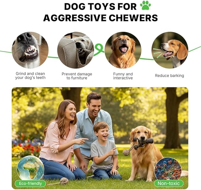 Rugged Rope Tug Toy for Multiple Dogs - Durable Chew Toy Promotes Dental Care and Reduces Boredom