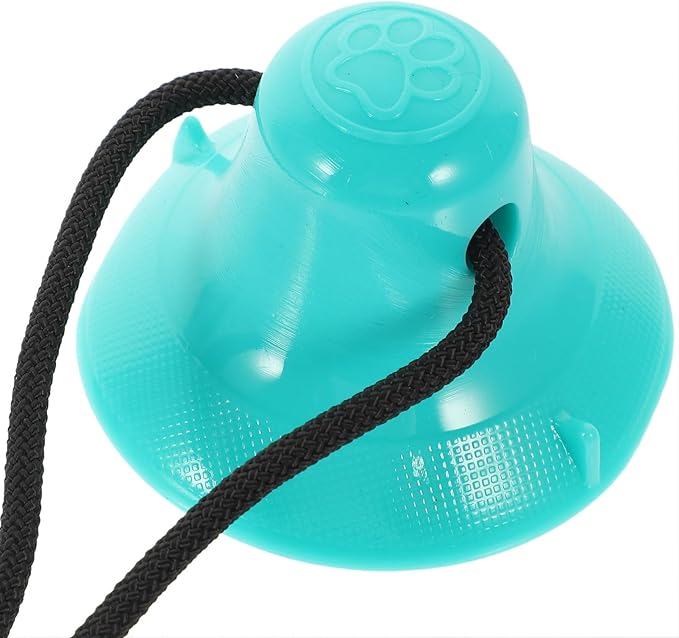 Didiseaon Pet Molar Toy Suction Cup Ball Double Suction Rubber Dog Chew Toy for Puppies Dog Drawstring Ball Playing Cleaning Toy