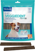 Virbac C.E.T. VEGGIEDENT FR3SH Tartar Control Chews for Dogs with digestive health support, VOHC Approved, Small 11-22lbs