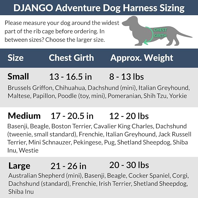 DJANGO Adventure Dog Harness - Stylish, and Durable Large Dog Harness for Outdoor Adventures and Everyday Wear - Plum Purple Neoprene Adjustable Harness for Dogs with Reflective Piping, Brass D-Ring