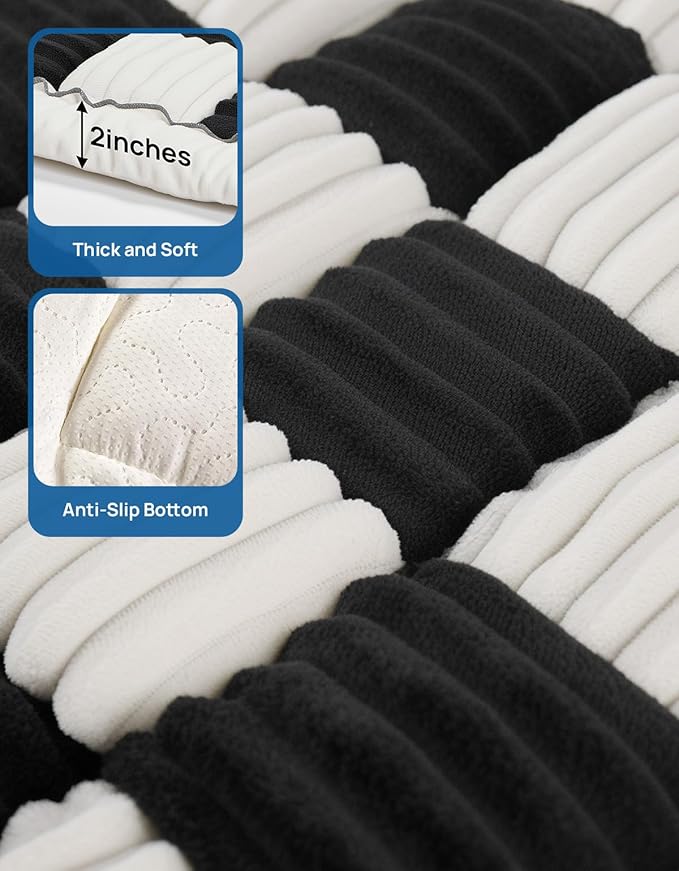 JOYTUTUS Dog Mat Bed for Truck Back Seat Extender, Non-Slip Dog Bed Mat Custom Fit for Backseat Extenders, Pet Couch Cover,Washable Travel Pet Bed Mat for F150/RAM1500/Silverado