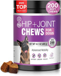 Glucosamine for Dogs 200pcs Joint Support Supplement Dog Hip and Joint Chondroitin Chews Treats with MSM Hemp Dog Joint Pain Relief Mobility Supplements Duck Flavor Fit All Large Small Medium Breed
