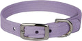 Susan Lanci Designs Ultrasuede Premium Dog Collar, Lavender, Teacup