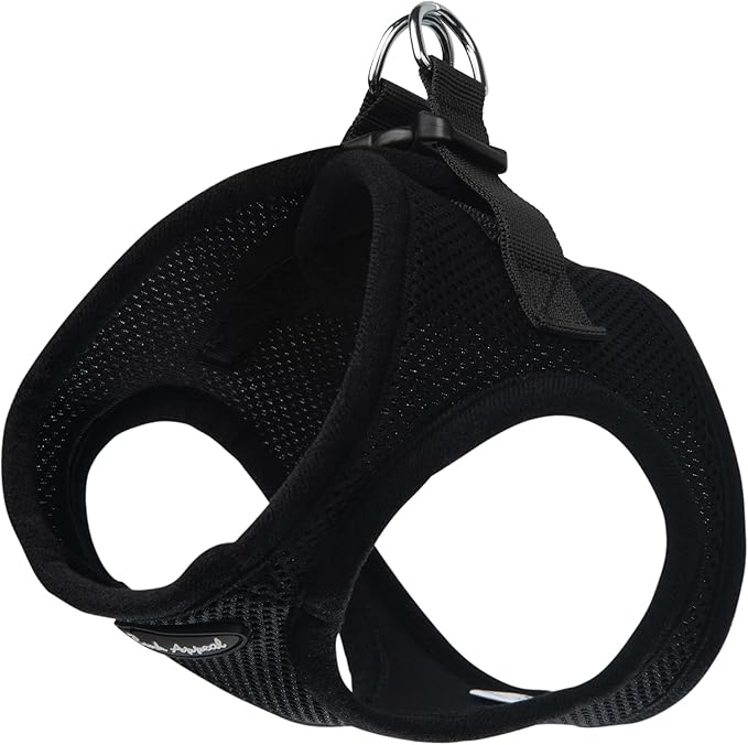 Bark Appeal Black Step-in Dog Harness for 2X-Large to 3X-Large Sized Pets – Updated Sizing, Re-Measuring is Essential – Soft Vest Harness – Anti-Choke with Adjustable Strap & Heavy Duty Clip – XXXL