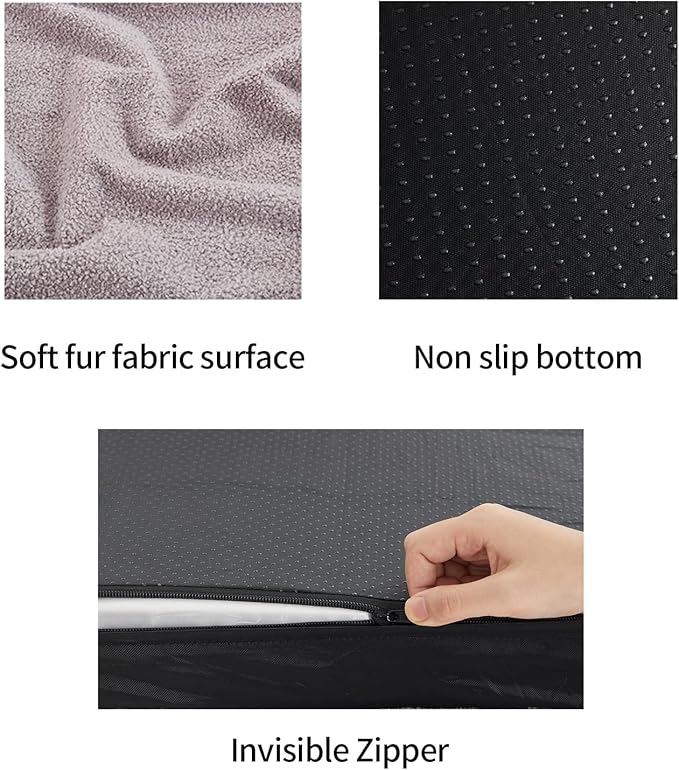 Medium Dog Bed - 29" Orthopedic Memory Foam Bed for Senior & Arthritic Dogs, Washable Cover, Waterproof Lining