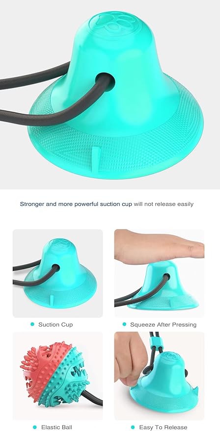 Interactive Dog Toy, A Dog Toy Ball with A Built-in Sound，Dog Puzzle Treat Food Dispensing Ball Suitable for Small, Medium Sized Dog Toys