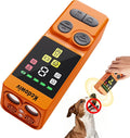 Dog Bark Deterrent Devices, Anti Barking Device for Dogs with Four Emitters, 59 ft Range, LED Flashlight, Rechargeable Handheld Trainer, Safe & Effective, Stop Neighbors Dog (Orange)