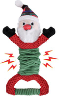 Newget Dog Plush Squeak Toy, Durable, Christmas, Medium, Large, Small Dogs, Puppy Teething, Chewing, Playing