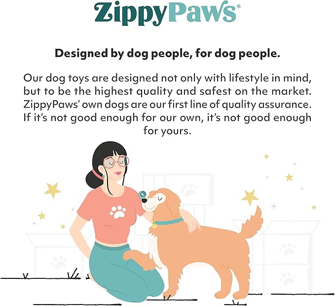 ZippyPaws Burrow- Interactive Dog & Puppy Toys for Boredom, Stimulating Pet Products to Keep Them Busy, Hide & Seek Plush Dog Puzzle, Enrichment Squeaky Toy, for Small & Medium Dogs- Arctic Wolf Log