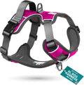 Embark Adventure Dog Harness, Reflective Trim XL Dog Harness for Extra Large Dogs No Pull - Military Grade Nylon, 2 Leash Clips & Gel Lined Handle.