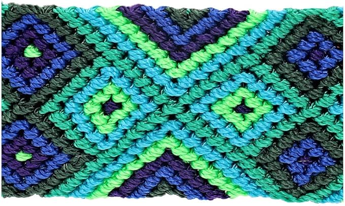 Eternia Premium Leather Dog Collar - Adjustable Handcrafted Collar for Small to Large Dogs (Blue/Green, M)