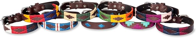 Gaucho Goods Soft Leather Dog Collar - Cali Girl (M)