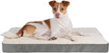 Best Pet Supplies Dog House Bed Crate Mat Tent Indoor Round Soft Plush for Small, Medium, and Large Breeds - Gray, 35 x 22 x 4