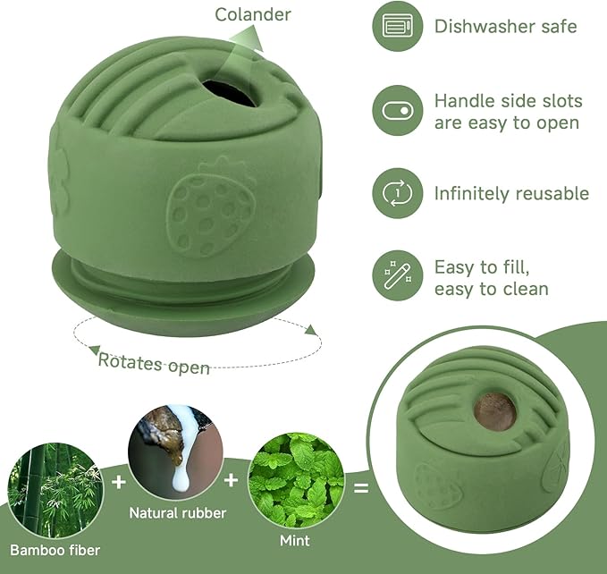 Interactive Dog Puzzle Toy, Treat Dispensing Dog Enrichment Toys, Large Chew Toy - Puppy Boredom Relief, Dogs Treat Balls, Sturdy Frozen Treat Toy for Medium and Large Dogs