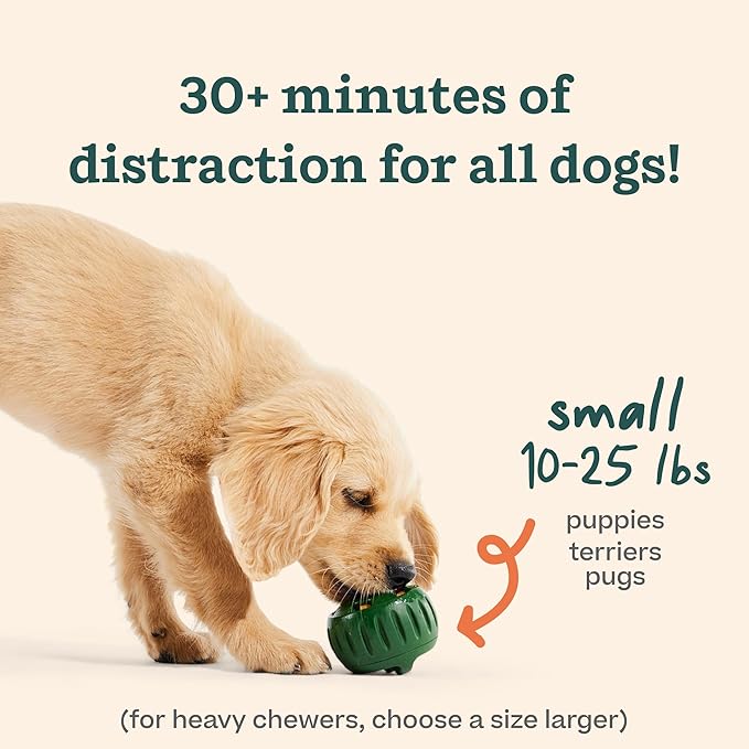 WOOF Pupsicle and Treat Tray - Long-Lasting Interactive Dog Ball Toy and Silicone Dog Treat Mold - Keep Your Pup Busy - Easy to Clean - Dog Toys for Small Dogs 10-25 lbs