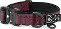 MADE TO ROAM Comfort Collar - Adjustable Nylon Dog Collar with Soft Comfortable Padding, Light Aviation Aluminum Metal Buckle for Small, Medium and Large Dogs (Vermont Weekend, Size 1)