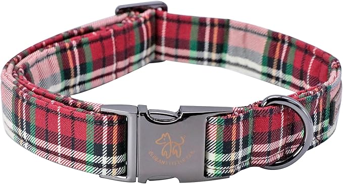 Elegant little tail Flower Christmas Dog Collar for Female or Male Dogs, Gift Pet Collar Adjustable Dog Collars for Small Dogs and Cats