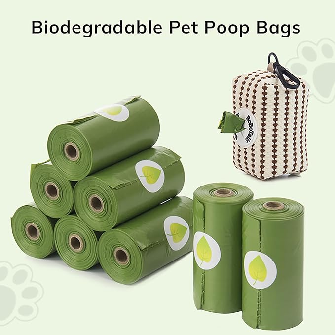 Dog Poop Bags, 690 Counts (8 Rolls) Unscented & Leak-Proof Dog Waste Bags, Eco-Friendly Poop Bags for Dogs, Extra Thick Pet Waste Bags for Dog Waste Dispenser