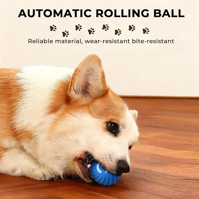 Interactive Treat Dispensing Dog Toys Ball to Keep Them Busy，Moving Pet Food Toy for Small and Medium Dogs，Durable and Puzzle，Cognitive Enrichment Toys，Mentally Stimulating Toy for Boredom
