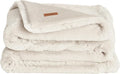 UnHide Marshmallow - Faux Fur Blanket - Heavy Weight, Extra Soft Blanket - Made from Recycled Materials - Machine Washable - Medium (60" x 80") - Snow White