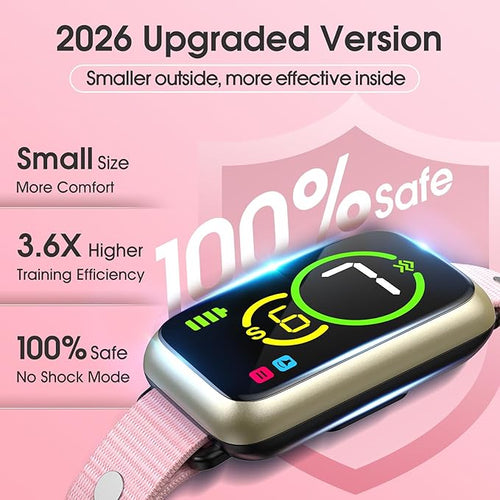 1S Stop Barking Smart Dog Bark Collar, Humane Anti Barking Device with Beep & Vibration, 7 Adjustable Sensitivity, Ultra-Light Bark Collar for Small Medium Large Dogs IP67 Waterproof Indoor Outdoor