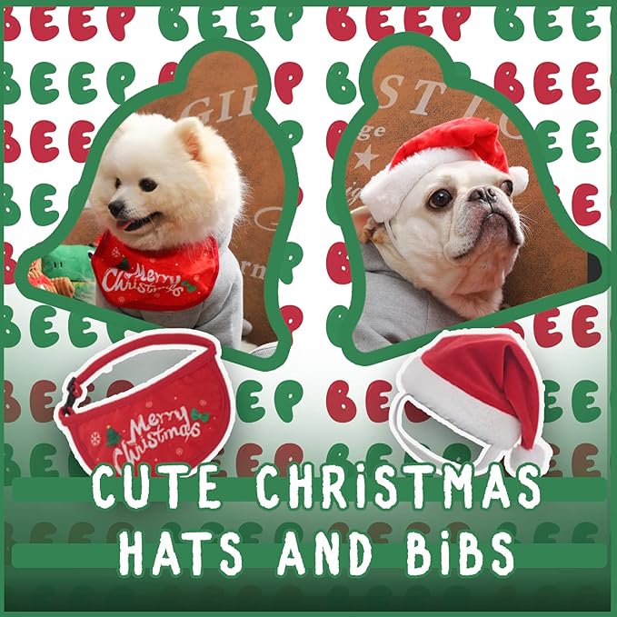 Laifug Christmas Dog Toys, containing rustling Paper Pieces to Attract Pets, Interactive Plush chew Toys Suitable for Small, Medium and Large Dogs, Relieving Canine Anxiety.