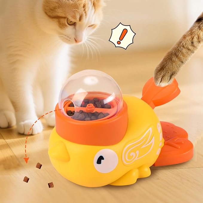 Treat Dispensing Dog Toys | Puzzle Slow Feeder | Pet Food Bowl Cat Treat Dispenser - for Puppy Kitten Small Medium Breed Training Boredom Travel Home Indoor