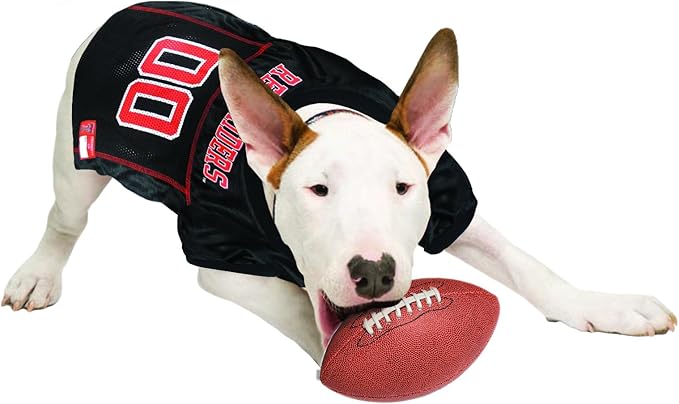 Pets First NCAA College Texas Tech Red Raiders Mesh Jersey for DOGS & CATS, Medium. Licensed Dog Jersey with your Favorite Football/Basketball College Team