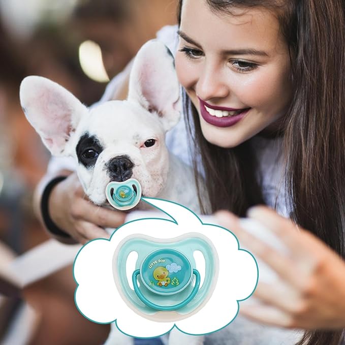 Puppy Pacifier - Silicone Puppy Teething Toys, Portable Dog Chewing Toys | Soft Bite Training Toy for Small Dogs and Puppies, Teething Relief for Puppies, Dog Chew Toy for Health
