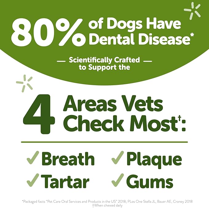 WHIMZEES Wellness Freshzees Dog Dental Treats, Medium Size Stick, (14 Count)
