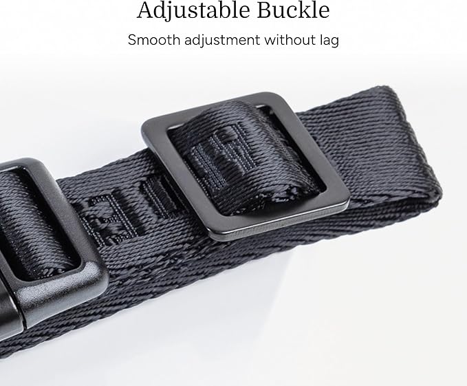 2026 New Edition, Fei & Eve MagEase Dog Collar - Patented Magnetic Buckles | Fur-Safe | Premium 210D Nylon | 450LB Escape-Proof | Adjustable Fit | Large (Black)