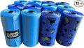 Dog Poop Bags – Leak-Proof Pet Waste Bags with Dispenser and Refill Rolls, Scented & Unscented Options, Eco-Friendly, 240 Count-12 Pack (Navy)