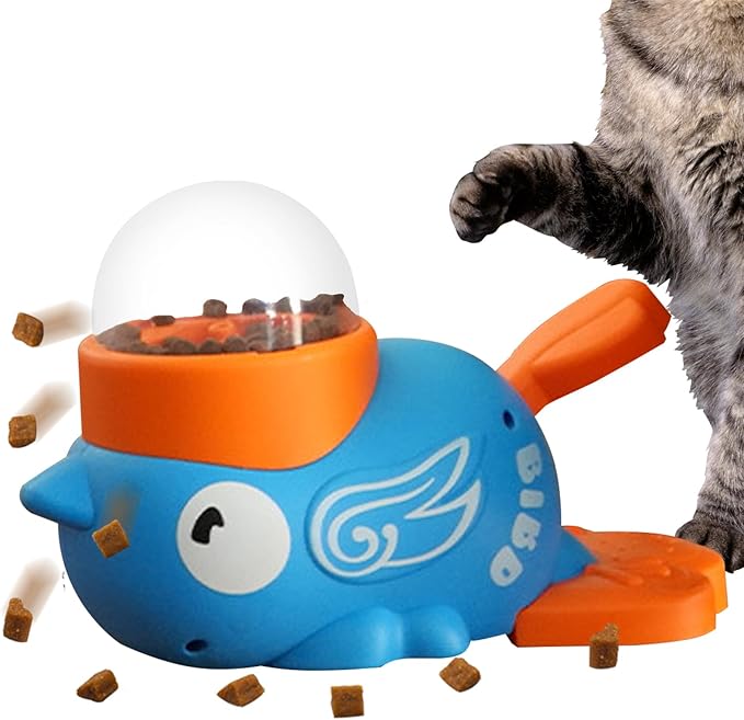 Dog Treat Dispenser Toy - Interactive Puzzle Slow Feeder,Dog Food Treat Feeding Dispenser - for Puppy Kitten Small Medium Breed Training Boredom Travel Home Indoor