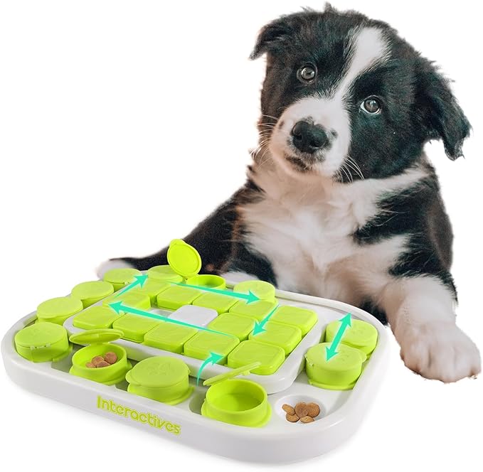 ALL FOR PAWS Dog Puzzle Toys,Treat Dispensing Dog Toys,Dog Enrichment Toys for IQ Training and Brain Stimulation,Dog Treat Puzzle,Dog Toys Interactive