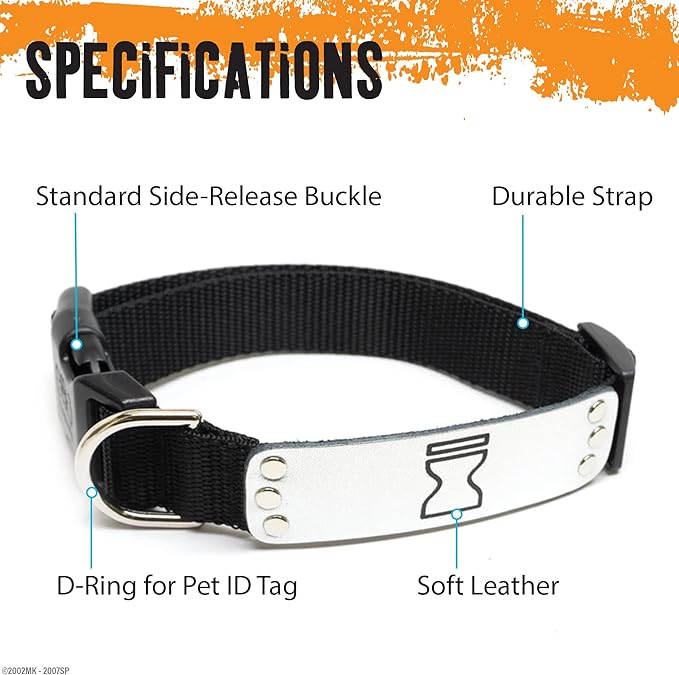 Naruto Dog Collar for Large Dogs, Medium, Small, XS Puppy Collars: Officially Licensed Naruto Shippuden Anime Dog Collar Pet Accessories, Naruto Gifts for Boy or Girl Dog (Black, Hidden Sand, Medium)