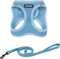 Voyager Step-in Pet Harness - All Weather Mesh, Adjustable Step in Harness for Cats and Dogs by Best Pet Supplies - Baby Blue, S (Chest 14-16")