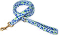 Organic Cotton Dog Leash for Small,Medium and Large Breed,Brass Hardware Pet Leash for Walking,Running and Training 6FT