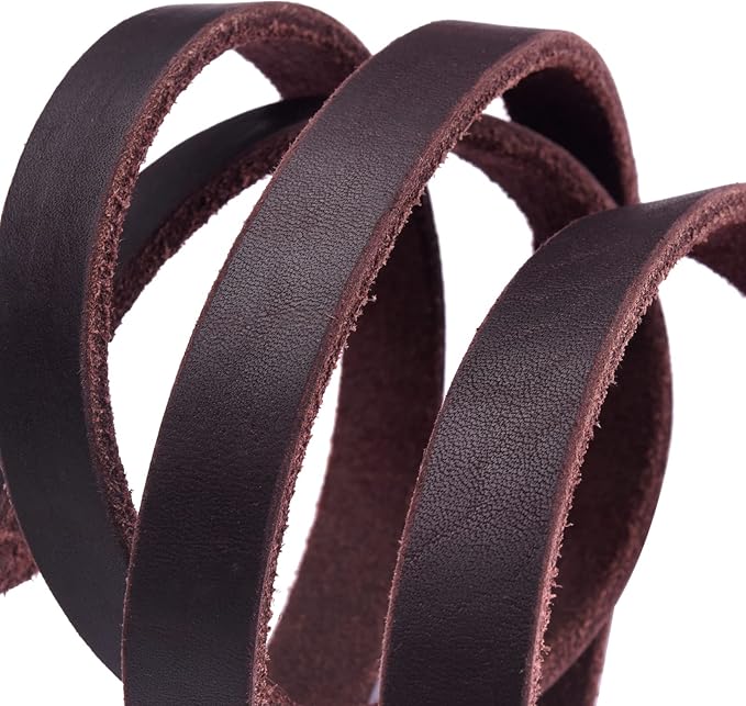 Genuine Leather Dog Leash - Heavy Duty Dog Training Leashes for Large Breed Dogs and Medium Dogs - 4FT / 5FT / 6FT Long with Color Black and Brown