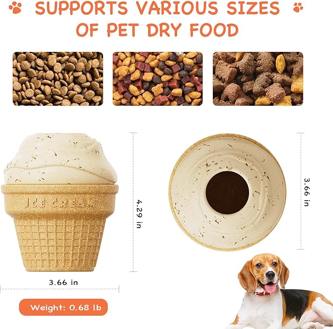 Dog Toys for Aggressive Chewers & Large Dogs - Frozen Interactive Chew Toy with Treat Dispensing, Long-Lasting Durable Chewers for Small, Medium, Large Breeds