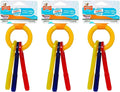 Nylabone 3 Pack of Bacon Puppy Teething Keys, Small