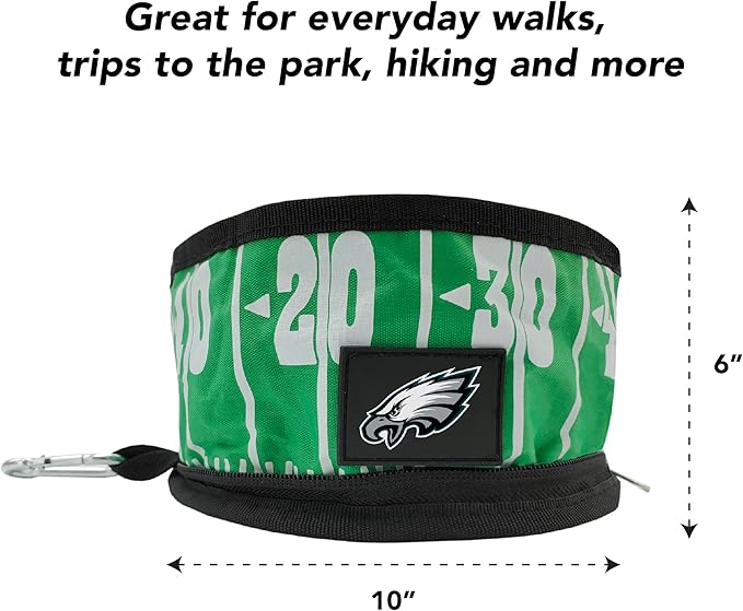Pets First NFL Collapsible Pet Bowl