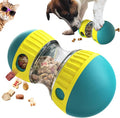 GOLDROC Dog Enrichment Toys, Slow Feeder Puzzle Toy for Cats & Dogs - Interactive Treat Dispenser, Mental Enrichment for Small/Medium Pets (Yellow-Green)