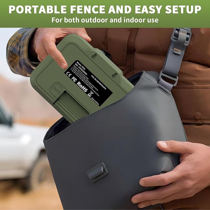2025 Upgraded Wireless Dog Fence, No-Wire Electric Pet Containment System High-Precision Boundary Control, Up to 5.6 Acres, Waterproof & Rechargeable Collar, Safe Training for 1–3 Dogs