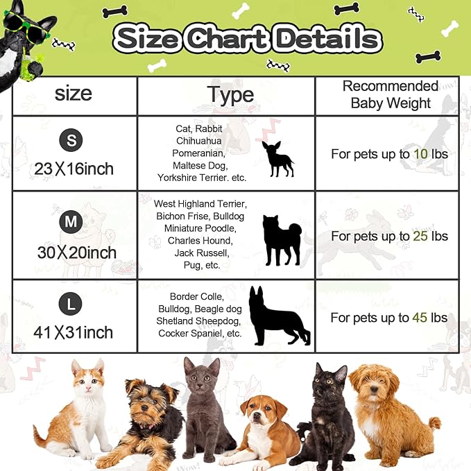 Rezutan Dog Blanket for Medium Dogs, 1 Pack 3 Premium Soft Cat Puppy Blankets, 30x20 inch, Flannel Cute Paw Print for Small Kitten Kennel Crate Bed, Blue/Beige/Navy Blue